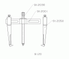 EXTRACTOR FORZA SERIE 9100 DE 2 PATAS